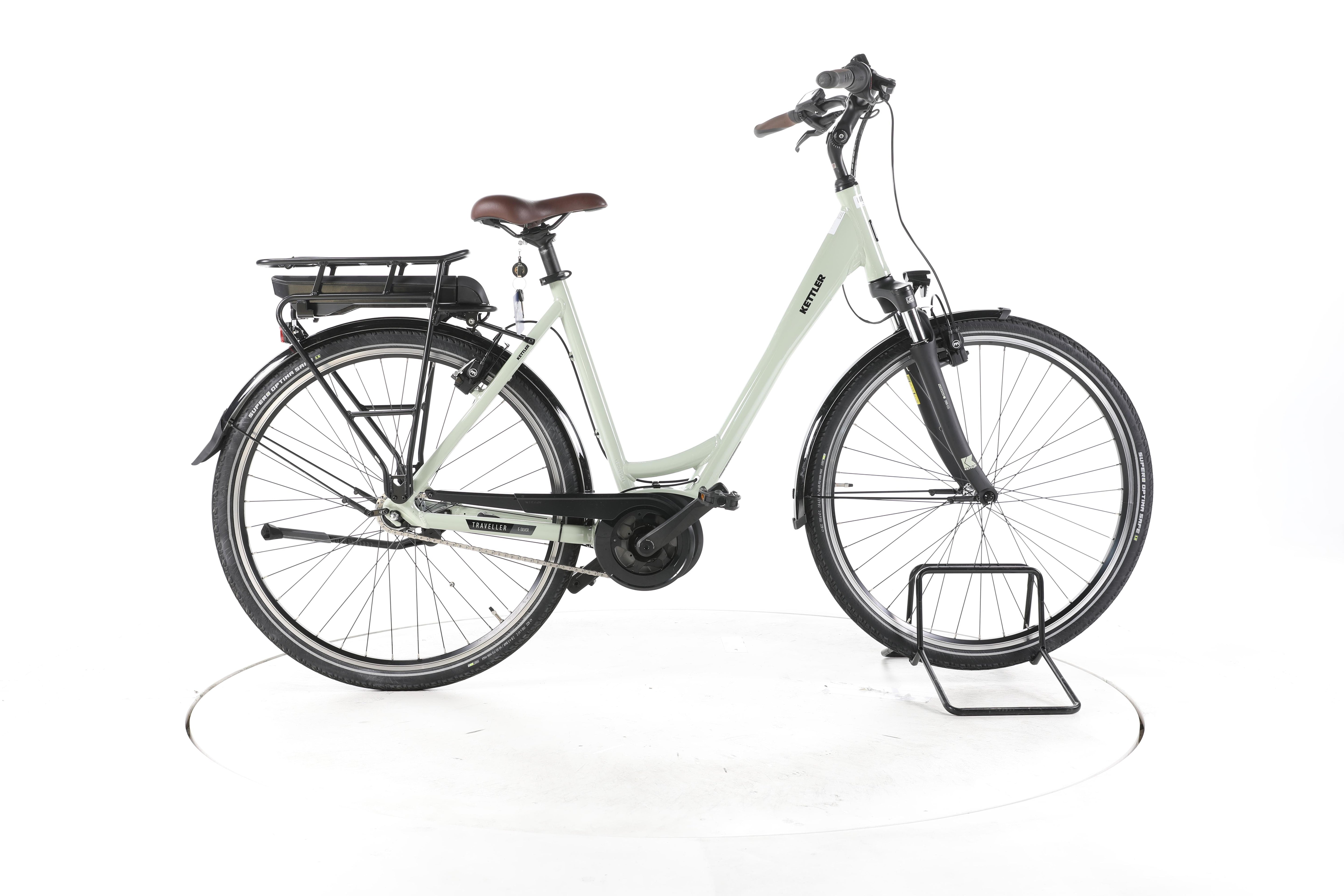 Kettler E-TRAVELLER SILVER 7 RT City E-Bike Tiefeinsteiger - Image 1